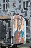 Street Art Graffiti Bauwagen