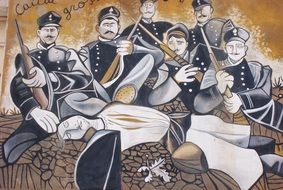 italian police like graffiti