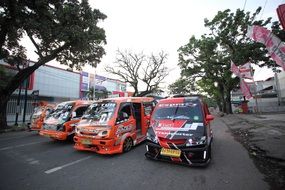 picture of the public transport in indonesia