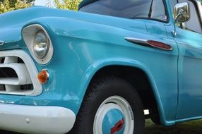 blue Oldtimer Chevrolet