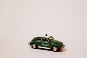 Retro mini police car