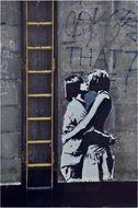 couple in love like graffiti