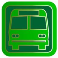 Bus Public Transportation Button drawing