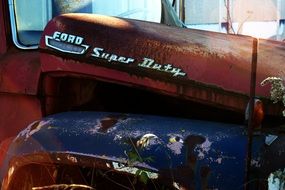 Wreck Vintage Salvage Yard Car