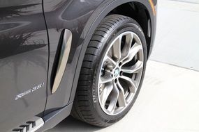 wheel of a car Close up