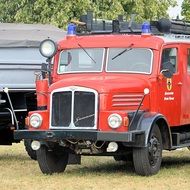 fire truck as a vintage