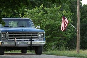 Vintage chevy car