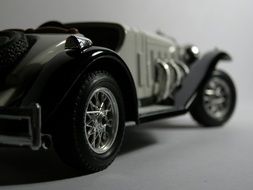 car model on a gray background