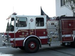 Picture of Fire Truck in San Francisco