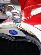 illustration of the Vintage Car