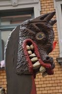 the figurehead of the Viking Ship