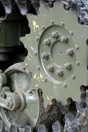 photo of tank caterpillar mechanism