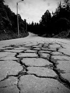 broken road