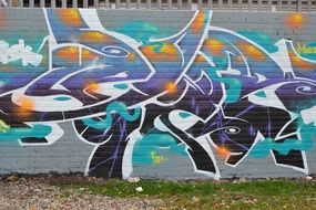 absract animal, graffiti