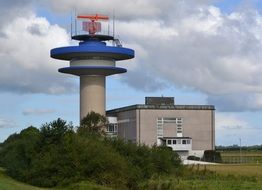 distant view of the airport in Bremen
