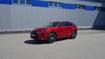 red 4wd Lexus