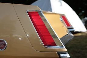 Luxury Cadillac car close-up