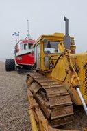 Boat Tractor Seaside