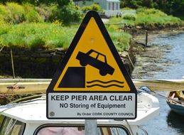 Characters Road Sign