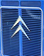 Truck Blue Citroen logo