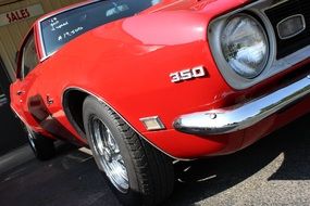 Red Classic Car 350