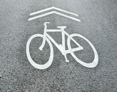 Bike Sign drawing