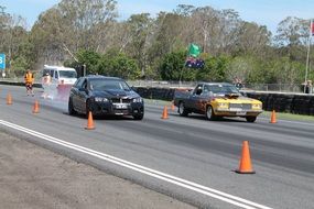 Drag Race Car Vehicle Speed