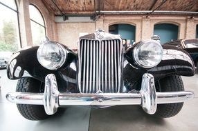 classic car in retro style