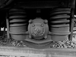 railway wheels with shock absorber