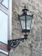 forged street lamp in Munich