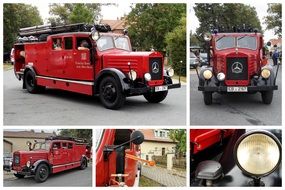 collage of fire engines