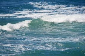 A lot of the waves in the ocean