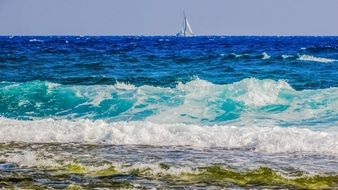 Wave Smashing Sea