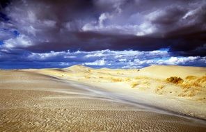 sand hills near the sea