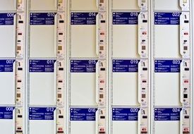 lockers at the train station