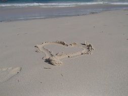 Beach heart