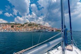 Picture of vacation on a yacht