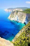 panorama of the Greek island of Zakynthos