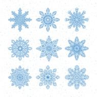 Snowflakes Vector drawing