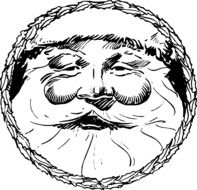 Christmas Face Holiday Santa