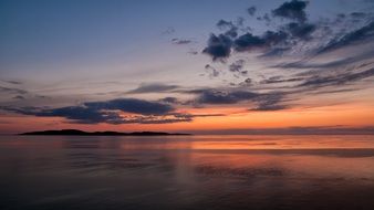 Island Baltic Sunset