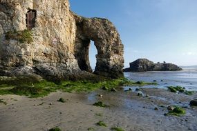Stone Cornwall on a beach