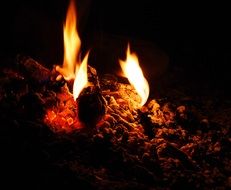 Close up picture of Flames