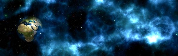 planet earth in the universe