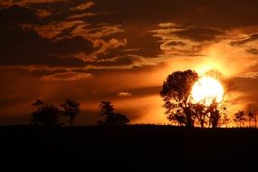 fascinating Dramatic sunset, risaralda