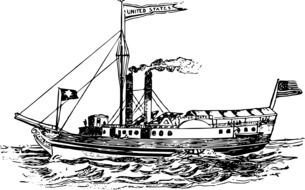 rowing boat drawing