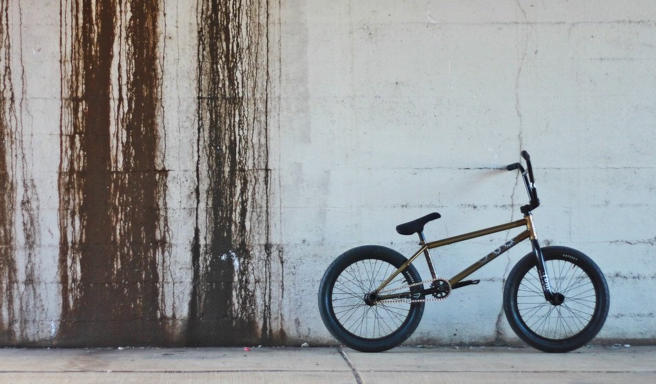 bmx bikes at the wall