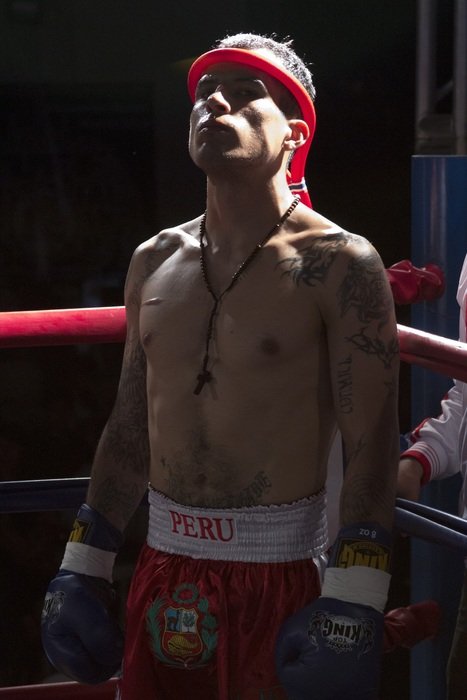 athlete in the ring