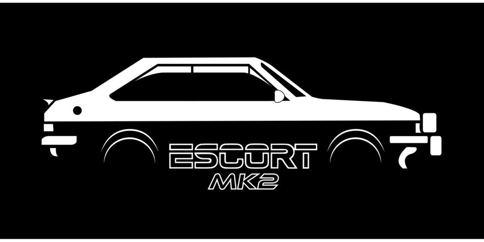 Ford car escort mk2