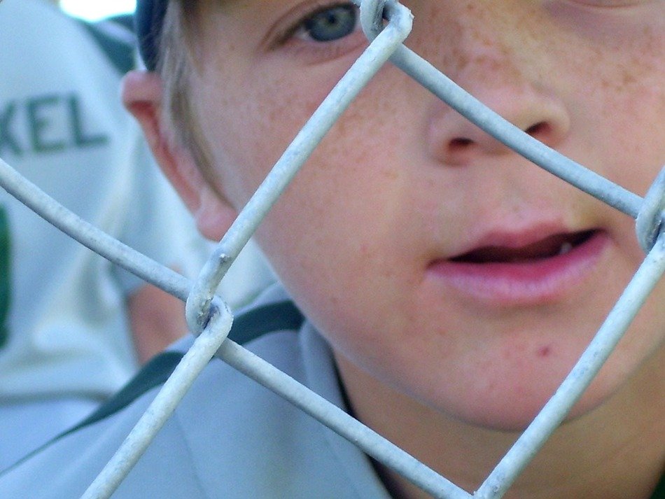 Baseball Player Looking